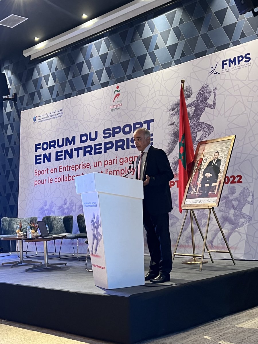 TGHORFI's tweet image. Le Ministre de l’Education, du préscolaire et des sports invité à ouvrir les travaux du Forum du #Sport en #Entreprise
⁦@ESCA_EM⁩ ravis de rejoindre #APSEM - Entreprise Sportive