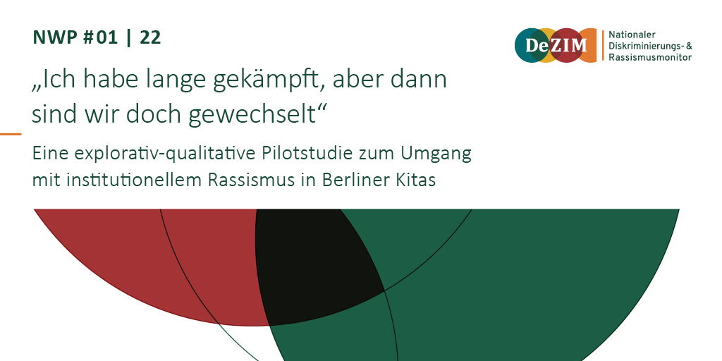 DeZIM-Institut (@deziminstitut) on Twitter photo Kinder können in der #Kita #Rassismus erfahren – das betrifft die ganze Familie. Wie sie & die Einrichtungen damit umgehen, untersuchten <a href="/BostanciSeyran/">Seyran Bostanci</a>, C Biel & @bastian_nh <a href="/BIM_HU_Berlin/">BIM</a> in einer Pilotstudie. Ergebnisse im #Rassismusmonitor- Paper 👉dezim-institut.de/publikationen/… 🧵 Kinder können in der #Kita #Rassismus erfahren – das betrifft die ganze Familie. Wie sie & die Einrichtungen damit umgehen, untersuchten <a href="/BostanciSeyran/">Seyran Bostanci</a>, C Biel & @bastian_nh <a href="/BIM_HU_Berlin/">BIM</a> in einer Pilotstudie. Ergebnisse im #Rassismusmonitor- Paper 👉dezim-institut.de/publikationen/… 🧵