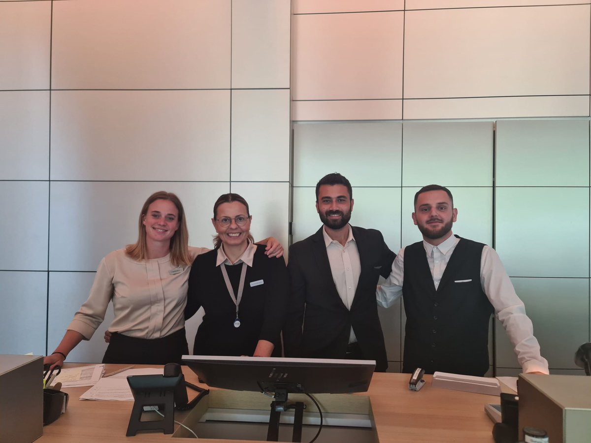 MeliaCareers's tweet photo. 🌟 #KnowOurTeaM this premium team guarantees you an exceptional experience in one of the most important business destinations in Germany. Touching the sky at Meliá Frankfurt City it's a completed experience when great people works from their heart.
#WeAreMelia https://t.co/dkC85HBWDg