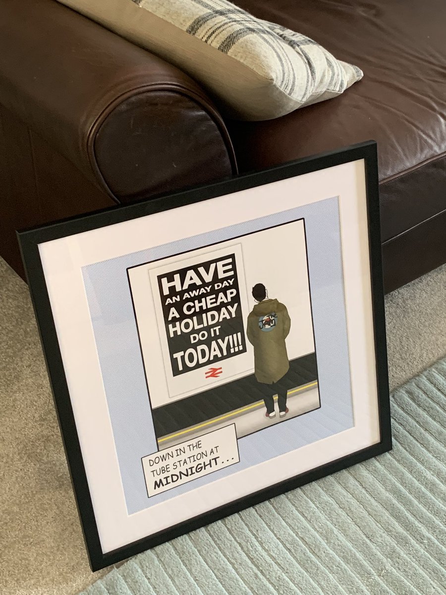 Down In The Tube Station artwork Looks great framed in 20x 20” mounted frame!!!

Available now from our website!!! 

jbartworks.co.uk/products/20x20…