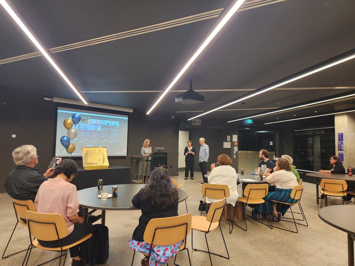 Listening to many many stories about Mike Gidleys great achievements in supervisingand  mentoring so many people in his time at UQ.  Can't beleive he is retiring !!