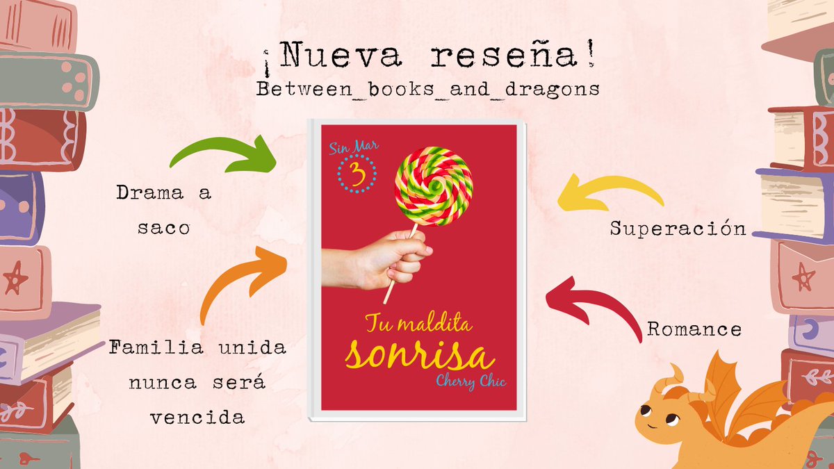 _books_dragons_'s tweet photo. Nueva reseña en el blog! Después de un montón de tiempo! Espero que os guste <3
https://t.co/tnD31v7IDB
#Tumalditasonrisa #CherryChic #Bookstagram #blogliterario #libros #blogger #LibrosyBlogs #BookTwitter https://t.co/vxTpXT4gtt