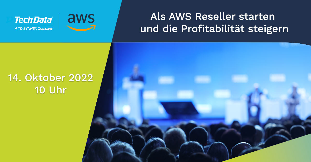 Tech Data Österreich (@techdataat) on Twitter photo Erfahren Sie im Webcast am 14.10.2022 vo unserem <a href="/awscloud/">Amazon Web Services</a> Experten Raphael Stieg alles rund um unser Distributionsprogramm und die Cloud Services von @TechDataDE.
ms.spr.ly/6015d6Alf Erfahren Sie im Webcast am 14.10.2022 vo unserem <a href="/awscloud/">Amazon Web Services</a> Experten Raphael Stieg alles rund um unser Distributionsprogramm und die Cloud Services von @TechDataDE.
ms.spr.ly/6015d6Alf