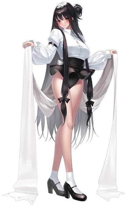 長髪娘 ミニスカ 