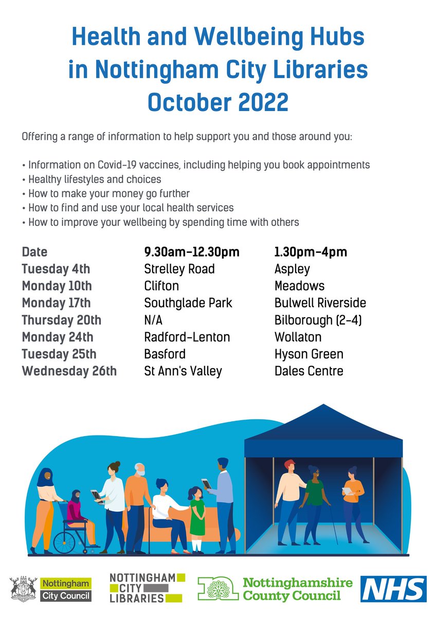 NottmTutorial's tweet image. Please see below sessions taking place around Nottinghamshire throughout October.