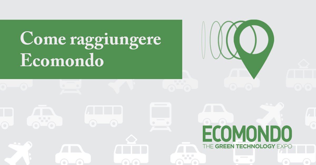🔹Come raggiungere Rimini e #Ecomondo2022?
Puoi scegliere navette, mezzi pubblici, treno, auto, aereo.

Oppure utilizzare un'app di mobility sharing per la condivisione dei mezzi. 
Se puoi scegli la #mobilitàsostenibile!

Info lnkd.in/dm8CKHEE

#IEGExpo #EconomiaCircolare