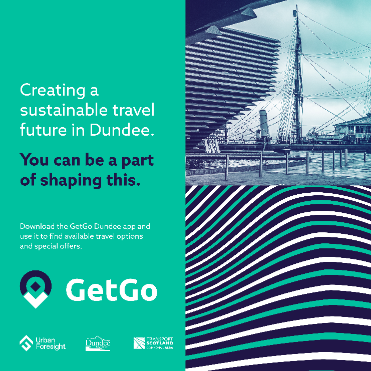 sust_dundee's tweet photo. Downloaded the #GetGoDundee app?
Let us know what you think of it https://t.co/fnm3isHGX0
In partnership with @DundeeCouncil, this app is being developed to give those in the Dundee area access to sustainable travel options in one place.
@UrbanForesight #ScotClimateWeek https://t.co/0tGcljYNeT