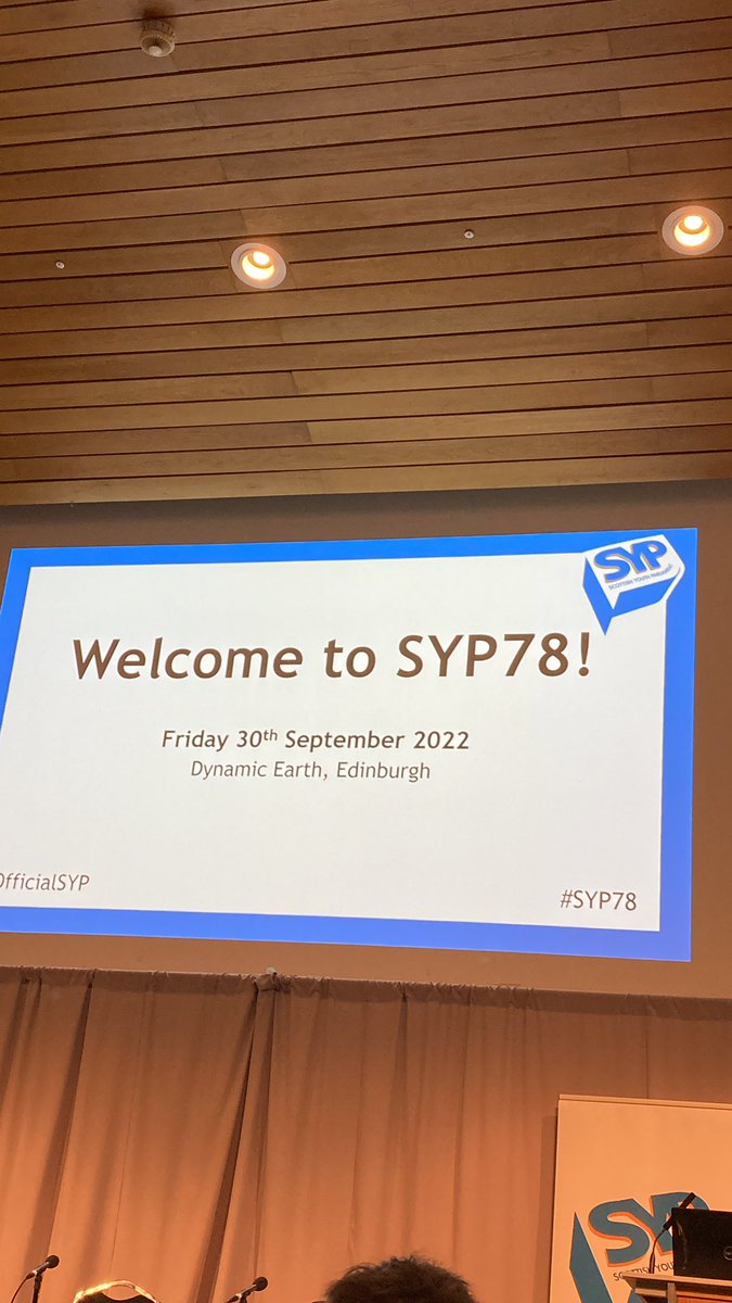 So glad to be back in Edinburgh for #SYP78 Can’t wait to get started!
