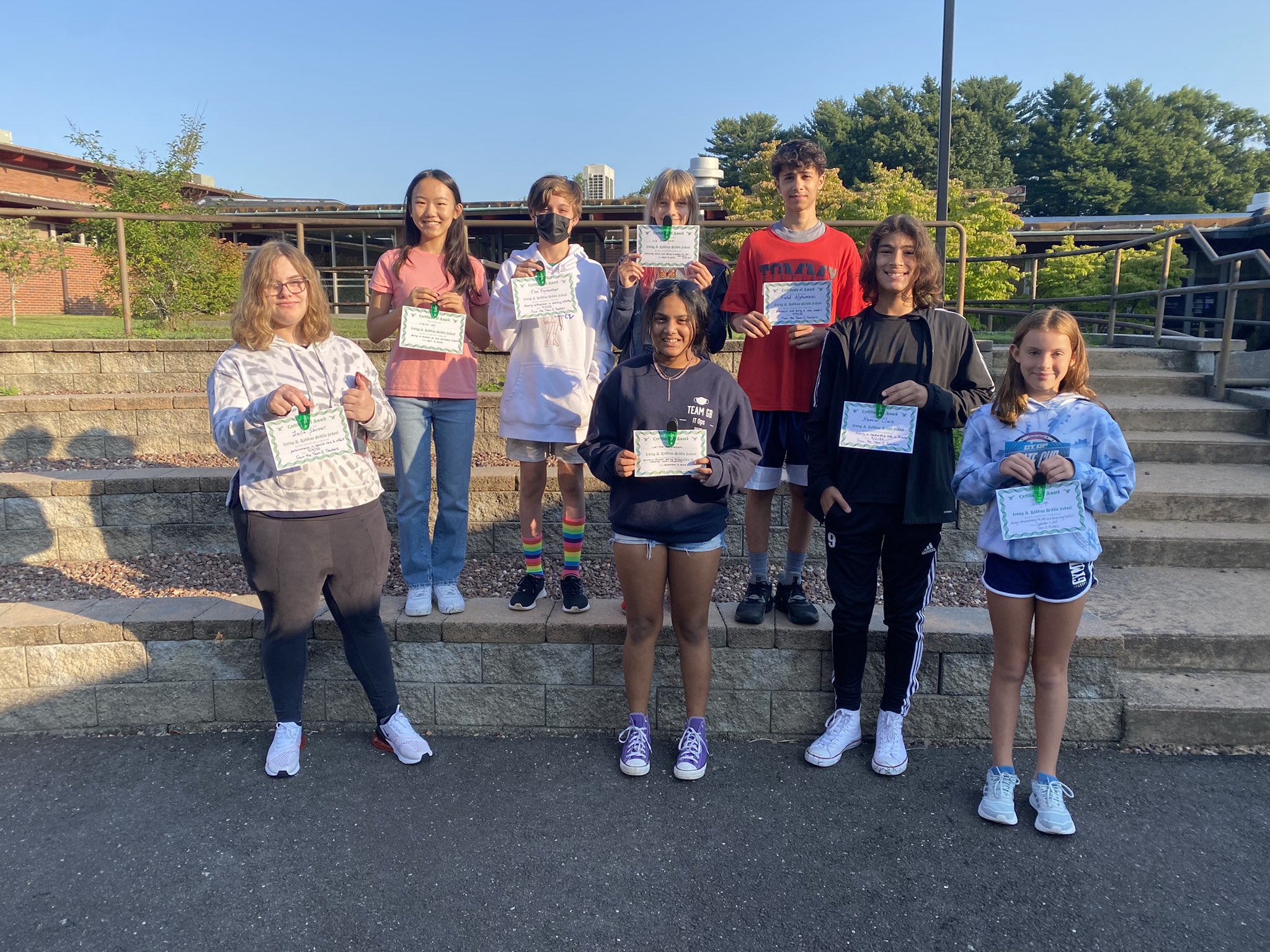 Irving A. Robbins Middle School on X: IAR students are Civic-Minded  Contributors! Administrators and teachers at the Maria Sanchez School in  Hartford received an IAR student's local research project, which will take