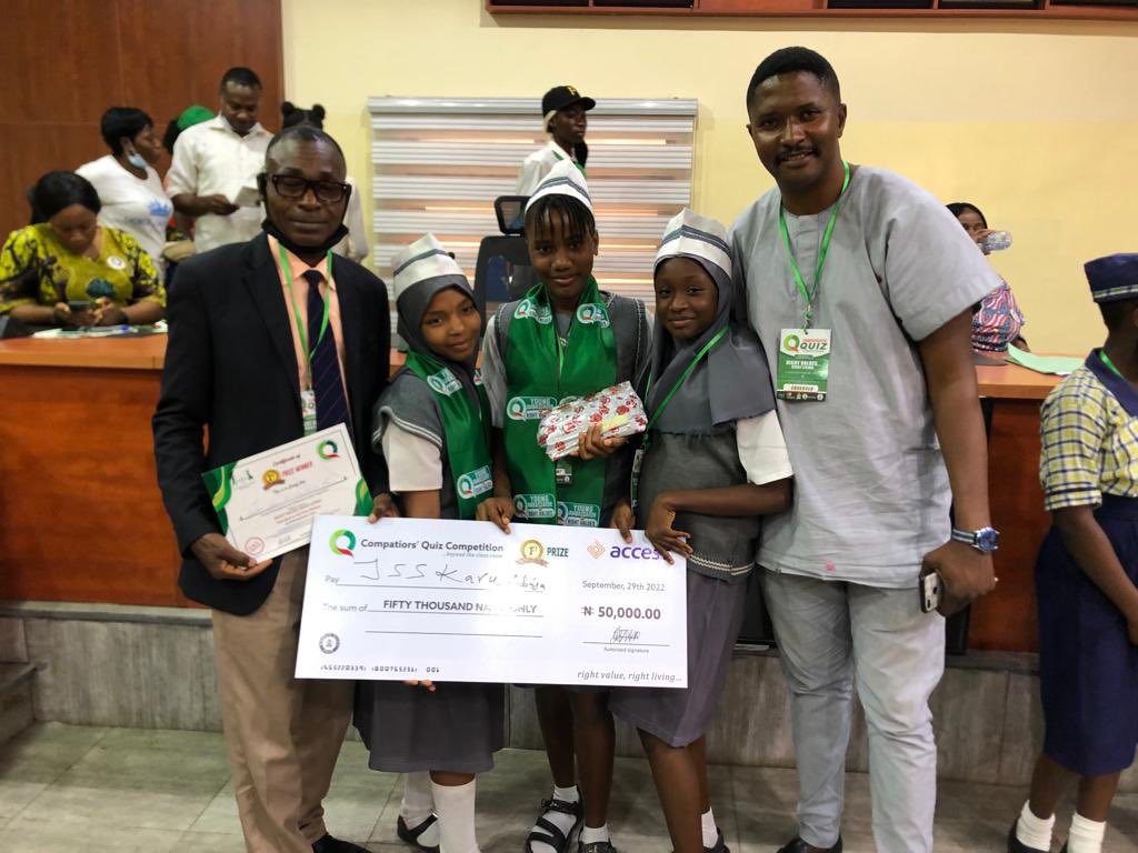 TheLMCCON's tweet photo. Top Winners from the Compatriots’s quiz competition centered on right values for right living. Held yesterday 29th September 2022. https://t.co/OeCTRa9Cd0