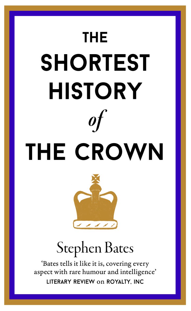 mhbaylis's tweet photo. 'Fascinating, fact-packed book' Bel Mooney liking our Shortest History of the Crown by Stephen Bates in 
@MailOnline
 
https://t.co/MW9dp8NpoE

@oldstpublishing https://t.co/HjMUAouvuI