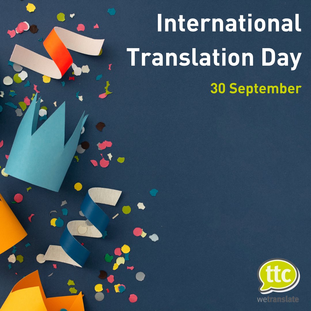 Happy International Translation Day to all the language professionals who work hard to unite the world!

#internationaltranslationday #translation #translator #language