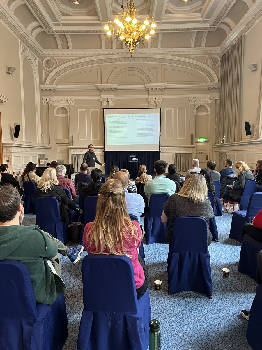 We’re at the Reading Town Hall for Day 2 of Wavelength as we continue to build connections and take a deeper dive into the ICS ambitions & priorities. Sam Burrows, Chief Transformation & Digital Officer is setting us up nicely for the day. @AcademyFrimley @FrimleyHC