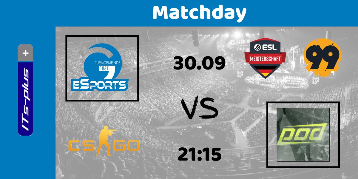 esport_mainz's tweet photo. [#MatchDay]

Heute Abend geht es um 21:15 gegen #pingofdeath.

GL&amp;HF🤝

[#GoTGM #ESLMeisterschaft #CSGO] https://t.co/3uKqcoXB0O