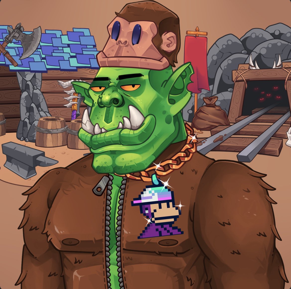 GreenCryptoNFTs's tweet photo. @ZygfridS Hi π You should sweep #TheOrcsNFT π€
Optimized Staking π€€ Ladies orc and Breeding to come, Expeditions, Evolution, Mutation, Dating App, Construction of House on your Land, P2E card game, Orcade and so on...π
Rent your Orcs and lands for $SOL & $ORCS
#Zugzug #OrcsForLife https://t.co/fJORbrXktd
