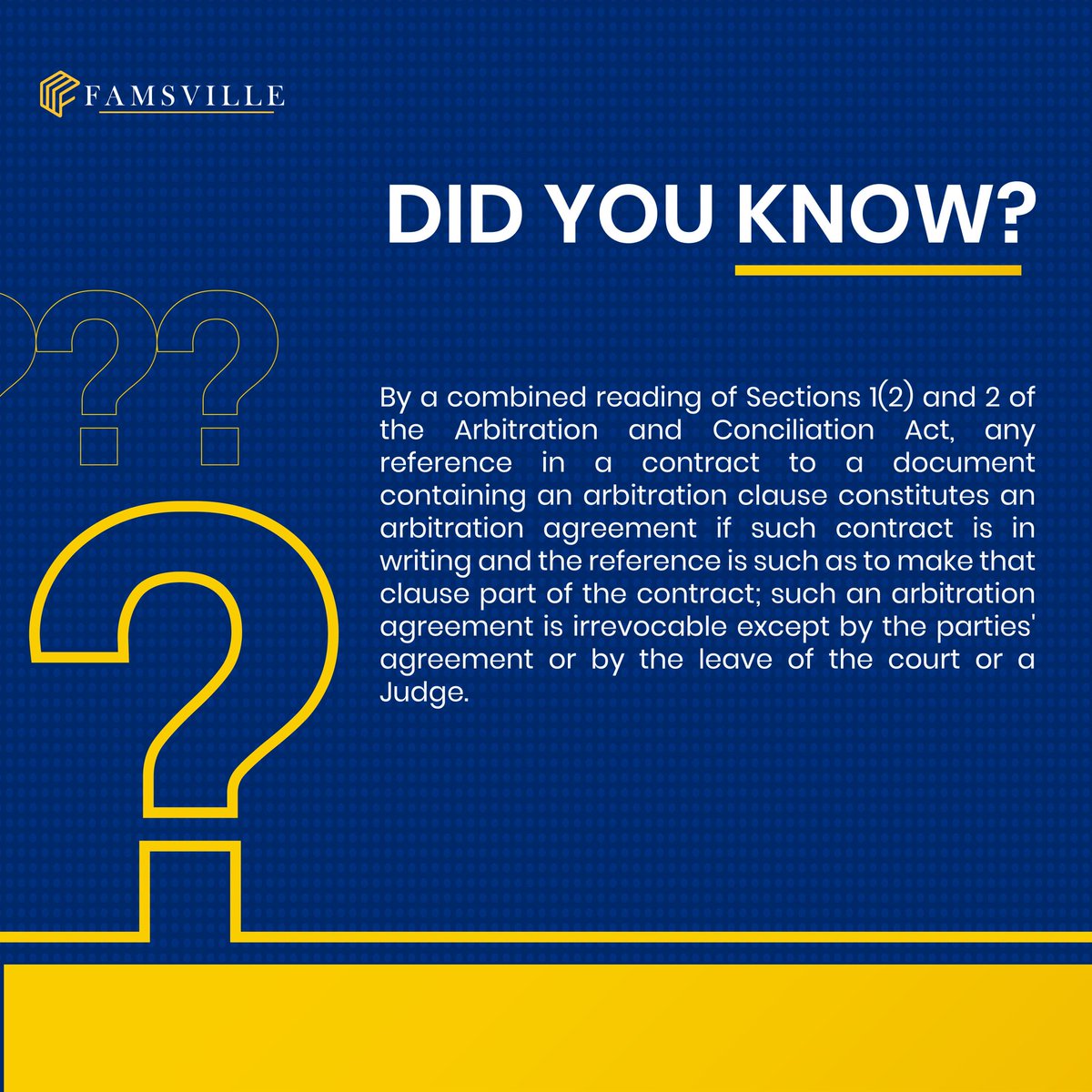 famsville_'s tweet photo. Did you know?
#Famsville #abitration #dispute #disputeresolrutioninnigeria #disputeresolution #litigationlawyer #litigation #disputelaw #arbitrationlaw #arbitrationlawyer #internationalarbitration #arbitrationinnigeria #lawyersinnigeria #commerciallawyers #panafricanlawfirm https://t.co/qHVLhnD3Ck