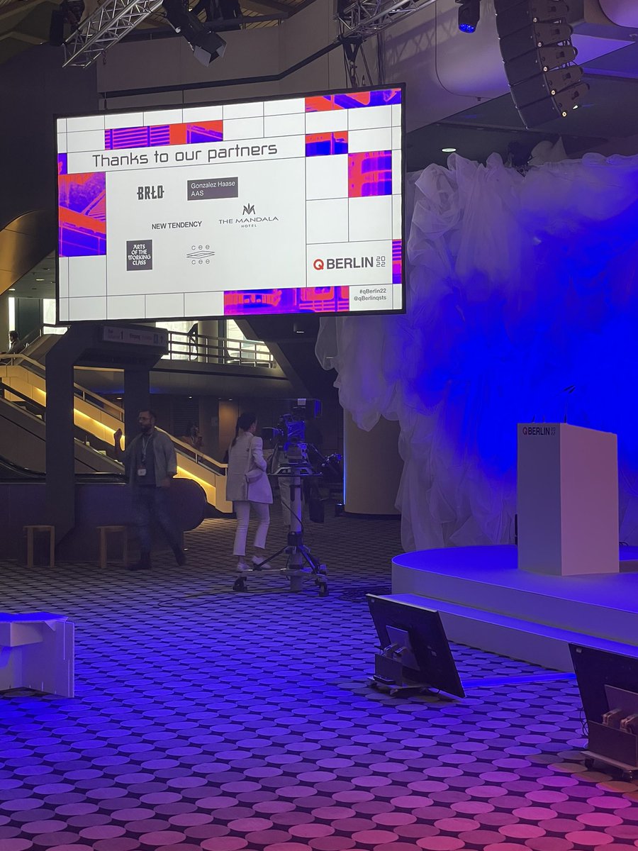QBerlinQsts's tweet photo. Our conference wouldn‘t have been possible without the support of our partners, thanks so much to @BSR_de @wasserbetriebe @BVG_Kampagne @ber_corporate @MesseBerlin @DB_Bahn https://t.co/s9Fc304TbA
