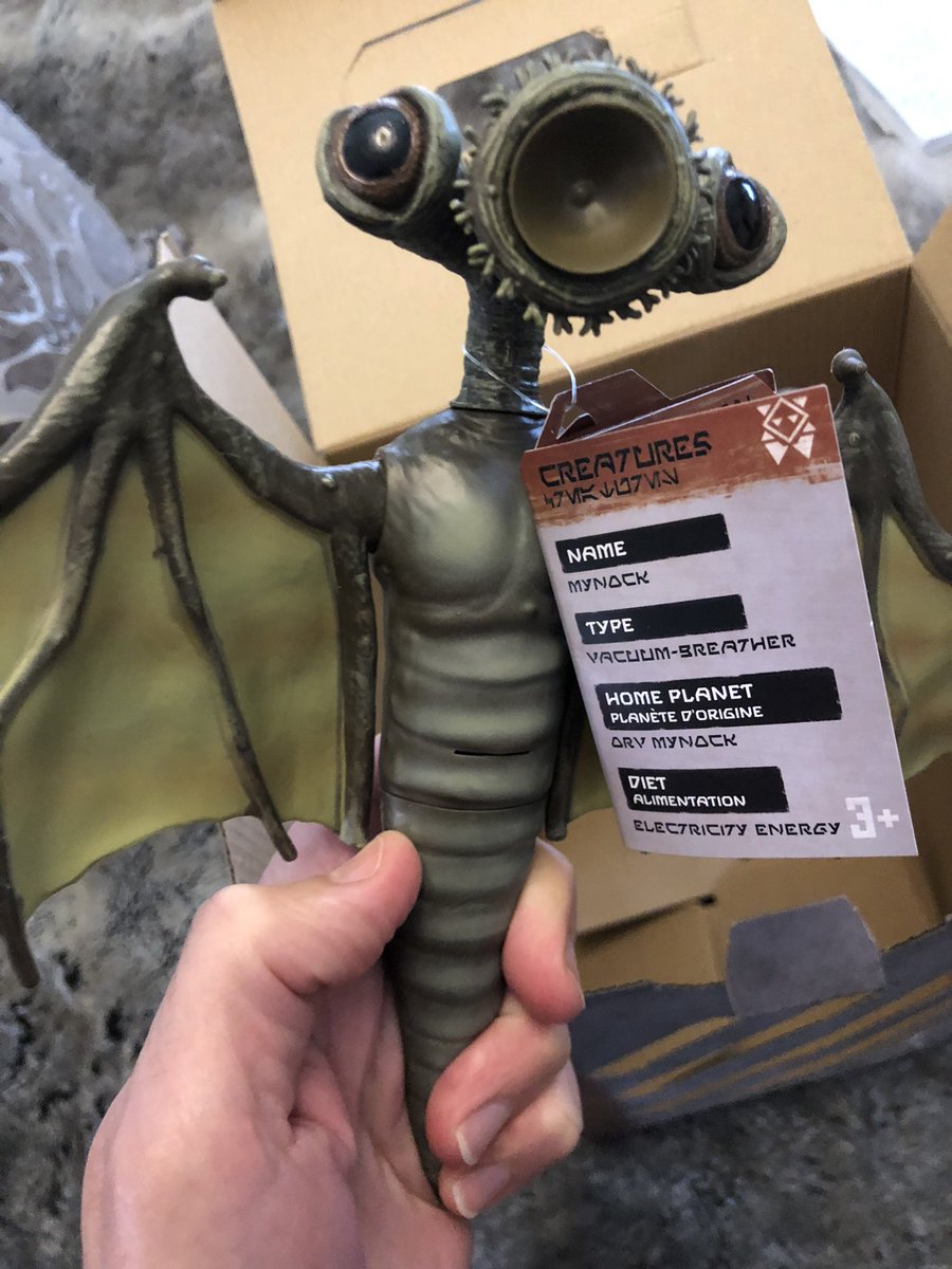 NigeYC's tweet image. My first birthday gift of the day…a Mynock!!! 😍 #StarWars #Mynock