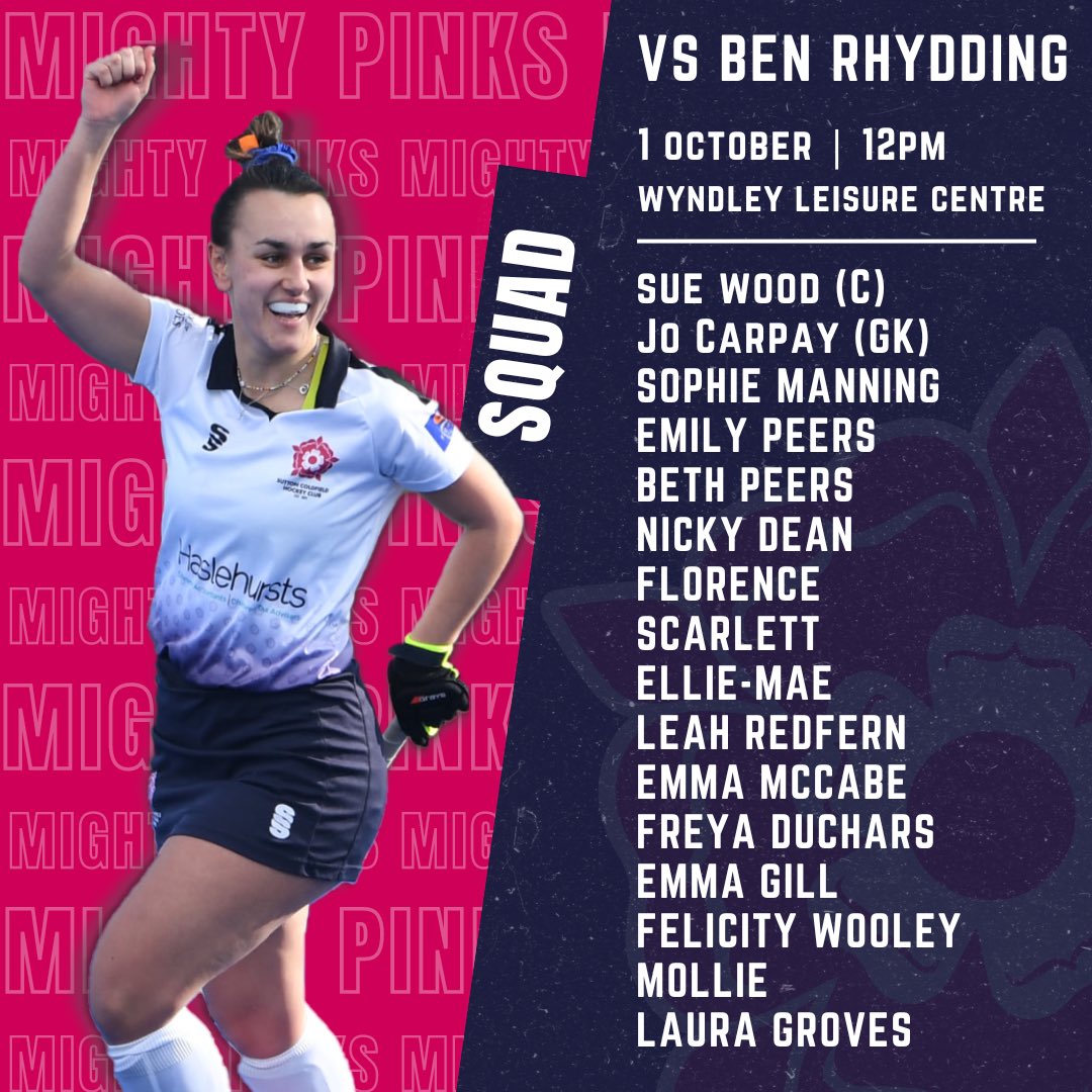 We’re back at home 😍

⏰ 12pm
📍 Wyndley Leisure Centre
🆚 <a href="/BenRhyddingHC/">@BenRhyddingHC</a> 

All support welcome!!