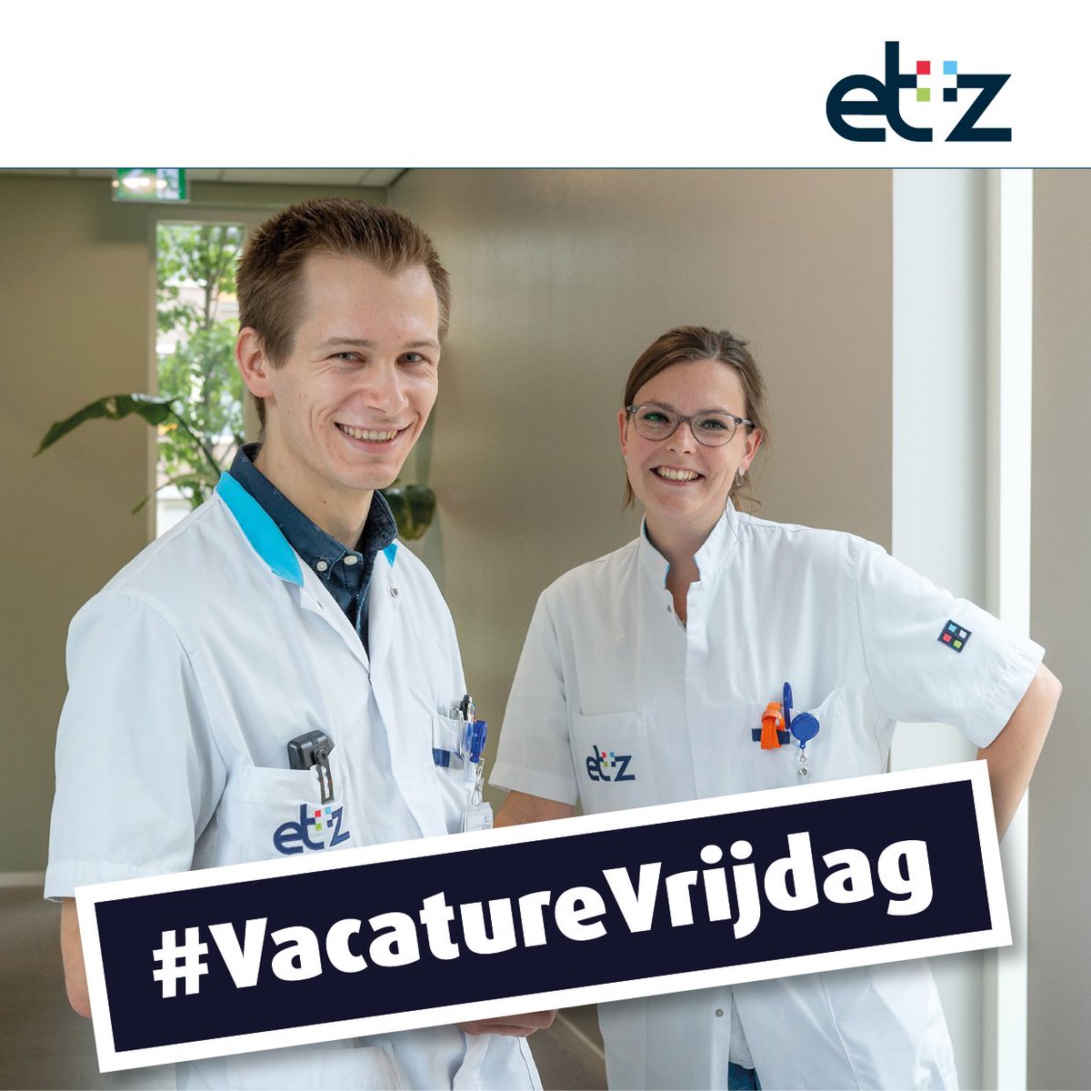 📌#VacatureVrijdag

De zorgeenheid Psychiatrie heeft een vacature voor een Arts in opleiding tot specialist Psychiatrie.
👉 bit.ly/3fAsOzO

#Vacature #Psychiatrie #Psychiater #ArtsInOpleidingTotSpecialist #AIOS #DelenIsLief #ETZ #Ziekenhuispsychiatrie