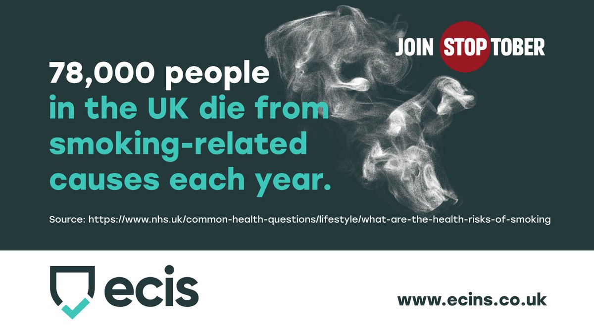 When you quit smoking, you give yourself the chance to live a longer and healthier life. Find out more at ecins.co.uk/news/its-time-… #stoptober