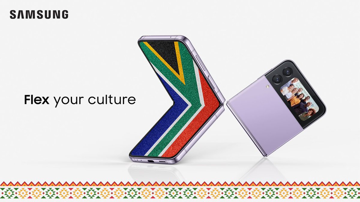 Don’t be shy, South AH is such a beautiful & diverse country, teach us a thing or 2 about your Culture. Stand a chance to win 1 of 3 #GalaxyZFlip4 devices! 𝗥𝗘𝗣𝗟𝗬 💬 with #Flexyourculture & Tell OR share a snap of what 'Flexing your culture' means to you