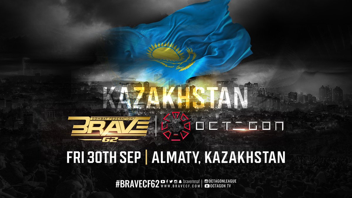 armaanyounis's tweet photo. Its Friday Its Fightday #BraveNation 👊
#BRAVECF is back in #Kazakhstan 🇰🇿 with #BRAVECF62 X #OCTAGON35
Broadcast starts in one hour live and free on the new #BRAVECFTV app
#BRAVECF #OCTAGON #O35 #MMA #MMATwitter #BRAVECF6YRS #YearOfChange #Almaty https://t.co/yjajSKsu2w