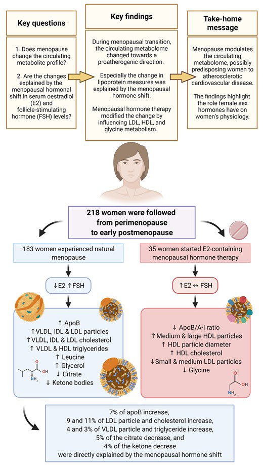 Bartosz Hudzik MD PhD FESC FACC (@bartoszhudzik) on Twitter photo #menopause is assoc with #proatherogenic circulating metabolome alterations. #Female sex #hormones are connected to the alterations, highlighting their impact on #women’s #CV #health 👉 bit.ly/3quJafi #MedEd #CardioTwitter <a href="/SABOURETCardio/">SABOURETCardiologist</a> <a href="/DrMarthaGulati/">Dr. Martha Gulati ♥️🫀❤️🩹🇨🇦</a> <a href="/ErinMichos/">Erin D. Michos, M.D.</a> #menopause is assoc with #proatherogenic circulating metabolome alterations. #Female sex #hormones are connected to the alterations, highlighting their impact on #women’s #CV #health 👉 bit.ly/3quJafi #MedEd #CardioTwitter <a href="/SABOURETCardio/">SABOURETCardiologist</a> <a href="/DrMarthaGulati/">Dr. Martha Gulati ♥️🫀❤️🩹🇨🇦</a> <a href="/ErinMichos/">Erin D. Michos, M.D.</a>