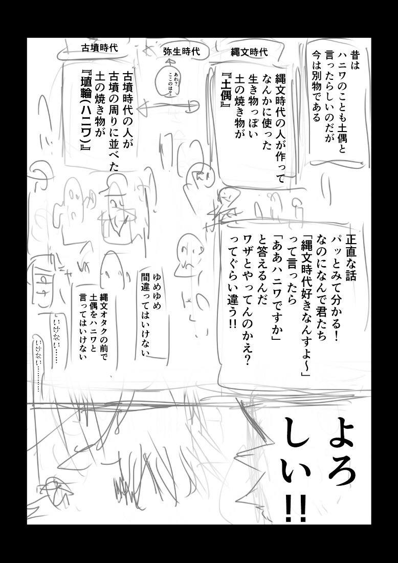 土偶と埴輪の違いの説明ページ 