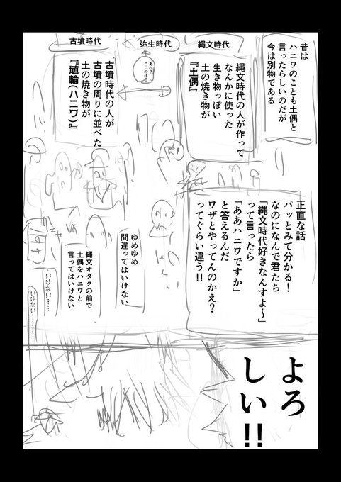 土偶と埴輪の違いの説明ページ 