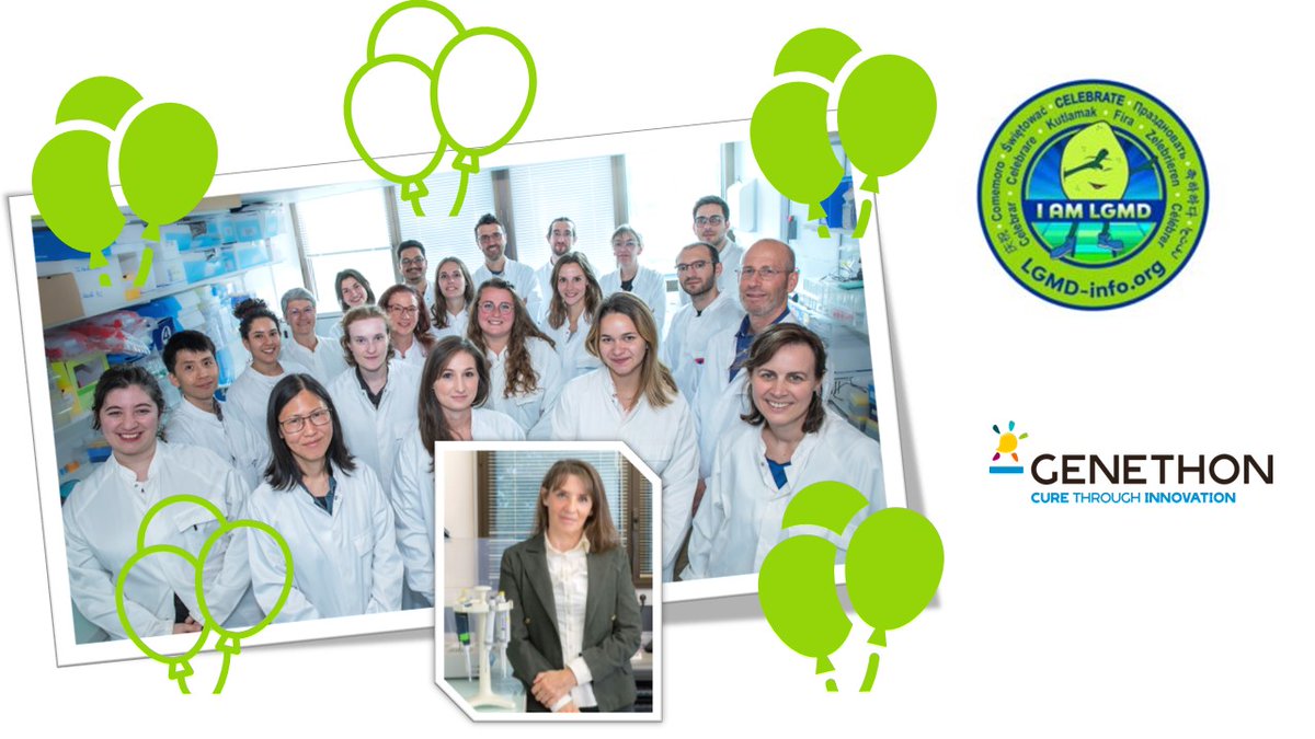 GenethonFr's tweet photo. It's #LGMD Awareness Day! @GenethonFr , Isabelle Richard and her team have been working on LGMDs for over 30 years. One #GeneTherapy product is currently in trial for #FKRP LGMD. A trial conducted by @AtamyoTX , a Genethon spin-off

👉https://t.co/Z0Xskx5ipa https://t.co/Q5ZTIwSQSg