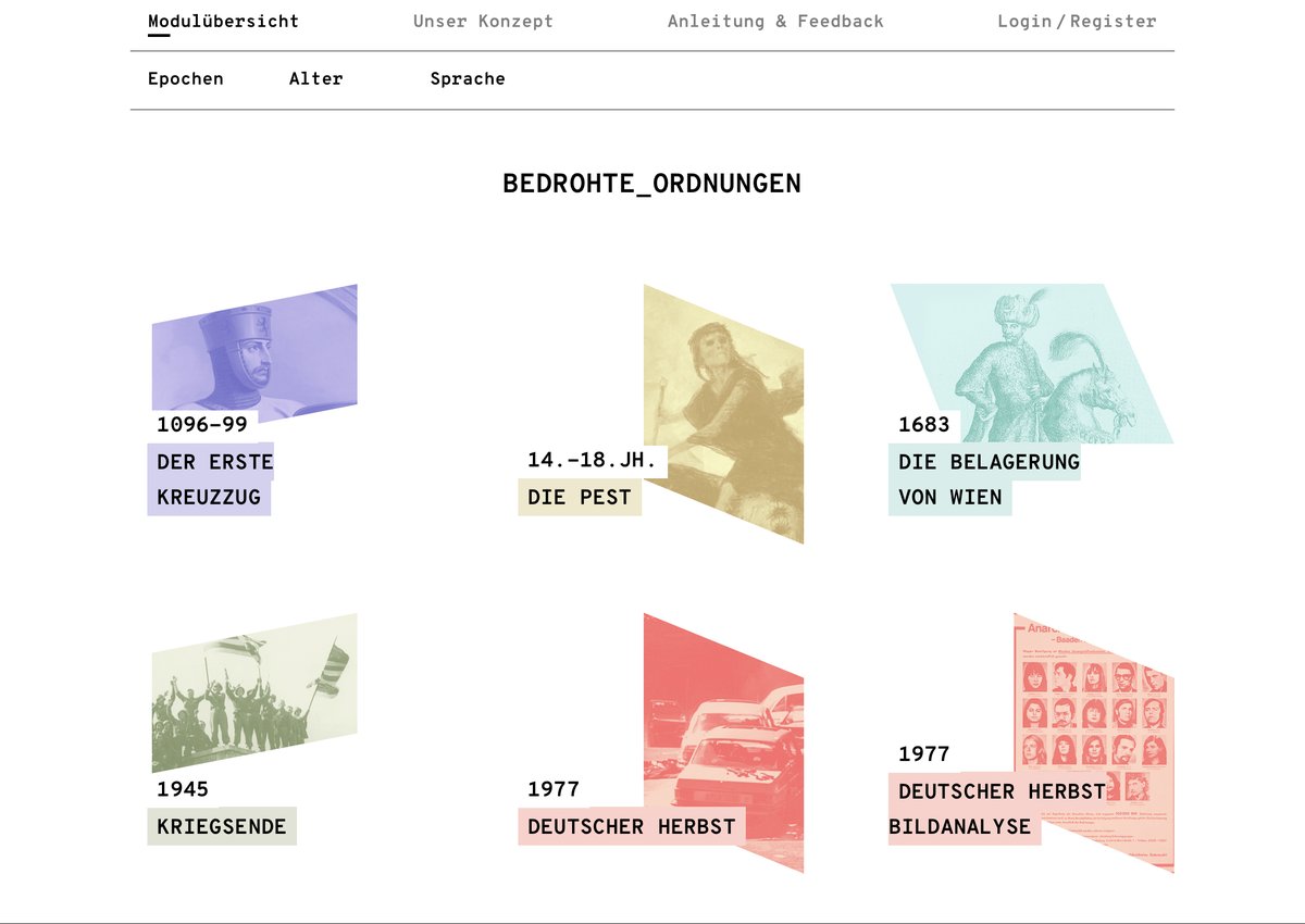 offene_Ge's tweet photo. Ready history lessons following the model of „Threatened Orders“ are online in English.
More to come!
Supportet by @BKHS_Stiftung

#twlz #OER #history #geschichte #history @heetlage @samwineburg @Sheg_Stanford @ArthurJChapman @ForumBilDig  @eduBW @sfb923 @uni_tue @histoblick https://t.co/X85aSS3tlL