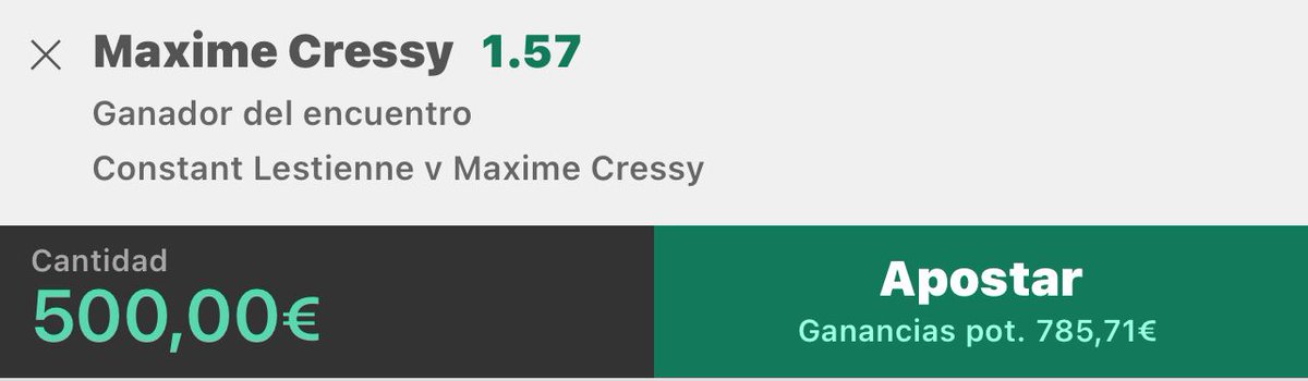 Randompicks2's tweet image. Buenos días familia, empezamos la mañana con un LIVE!!
🏆 ATP Tel Aviv 🇮🇱

🎾 Constant Lestienne vs Maxime Cressy

👉🏼 Maxime Cressy ganará el encuentro

💶 Stake 5