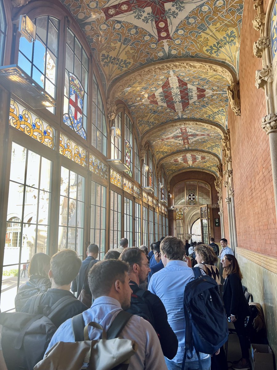 LoicBaekelandt's tweet photo. The Hospital Sant Pau 🏨, exceptional venue where today's meeting @IBCN1997 kicked off!
Since 1997, it was declared a World Heritage Site by UNESCO.
Curious 👀 about the latest developments within bladder cancer!
#IBCN2022 #IBCN #BladderCancer https://t.co/pToKsf90Qg