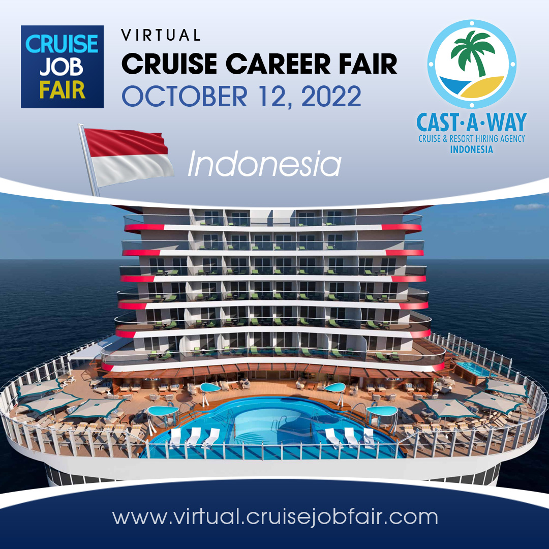 Cast-A-Way INDONESIA now has an office in Bali. They have many positions open and would love to meet you for a VIRTUAL JOB FAIR, exclusive to Indonesians.

Virtual Career Fair (Indonesia)
Wednesday, 12 October 2022

Sign up today:
virtual.cruisejobfair.com/events/49/virt…

#cruisejobfair
