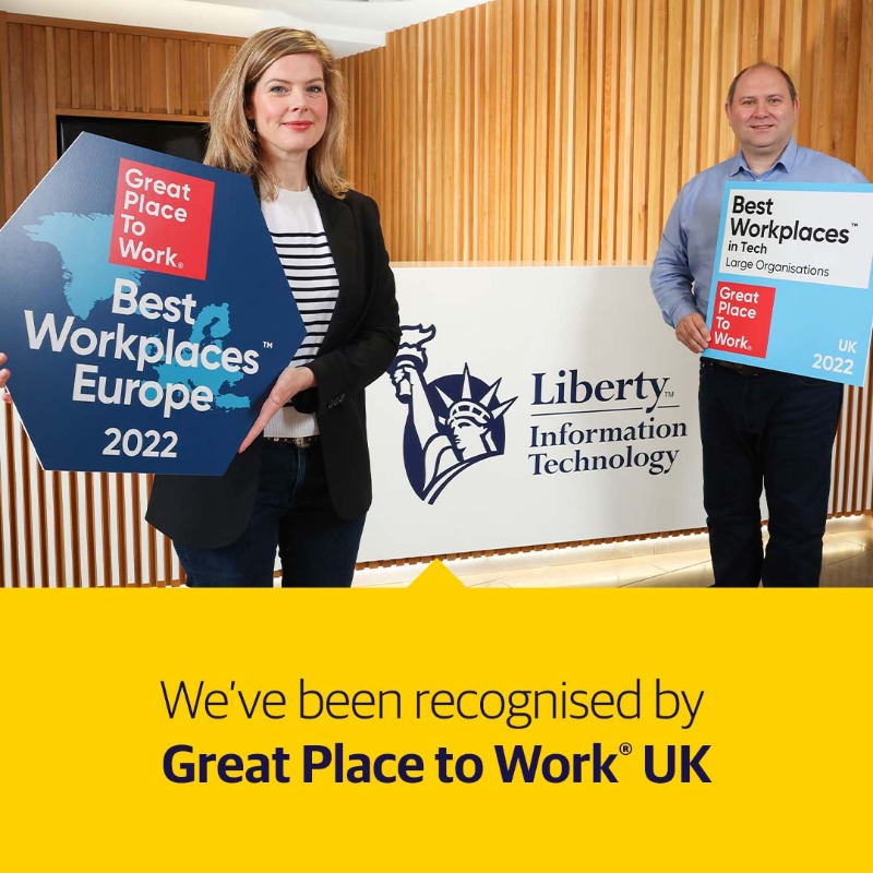 Liberty_IT's tweet photo. We're incredibly proud to announce that we've been recognised as one of the Best Workplaces in Tech by @GPTW_UK for the 4th year running.

A massive thank you to all of our employees for playing a role in this recognition 🙌

#BestWorkplaces #GPTWcertified #UKBestWorkplacesInTech