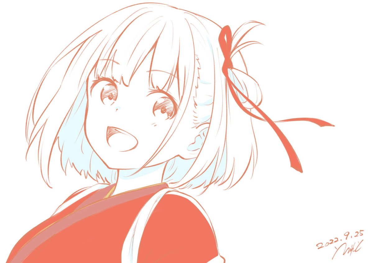 「#今月描いた絵を晒そう なるべく短時間で仕上げたかったらしい 」|えらんとのイラスト