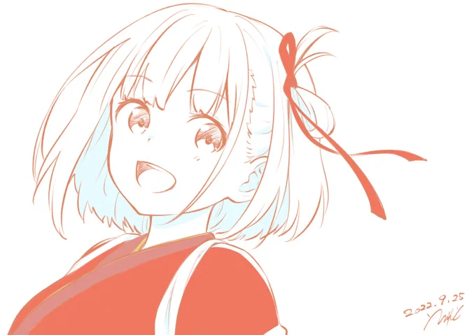 #今月描いた絵を晒そう なるべく短時間で仕上げたかったらしい 