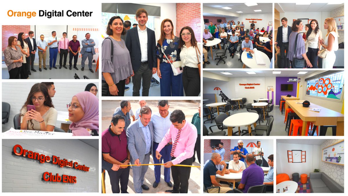 OrangeTN_Plus's tweet photo. Heureux de vous annoncer l'inauguration du 5ème #OrangeDigitalCenter Club à #ENIS #Sfax en partenariat avec la @GIZTunisie.
Une autre occasion pour se rapprocher du #monde_académique, répondre aux besoins des étudiants et mieux les accompagner vers le #monde_professionnel https://t.co/EW7T8ObcoX