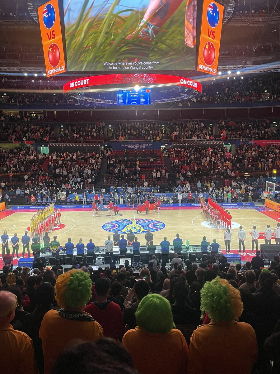 If the battle of the national anthems is anything to go by - we are in for a BIG GAME!  #FIBAWWC #GoOpals #AusVChina