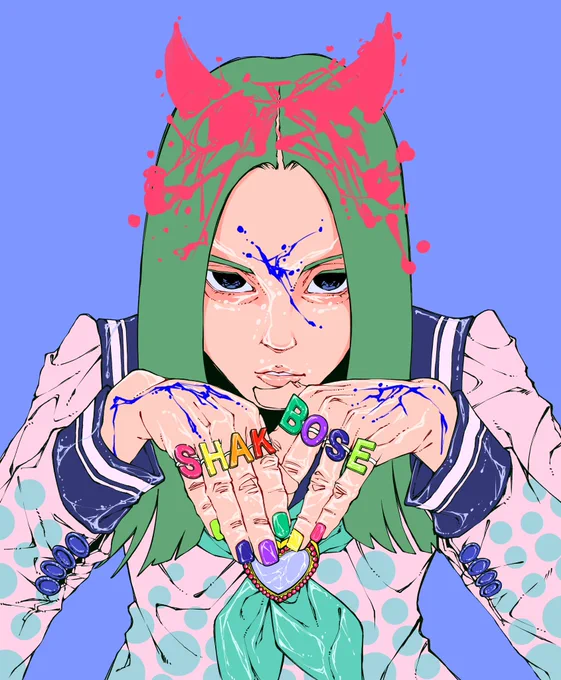 釈迦坊主 Shaka Bose #イラスト #illustration #釈迦坊主 