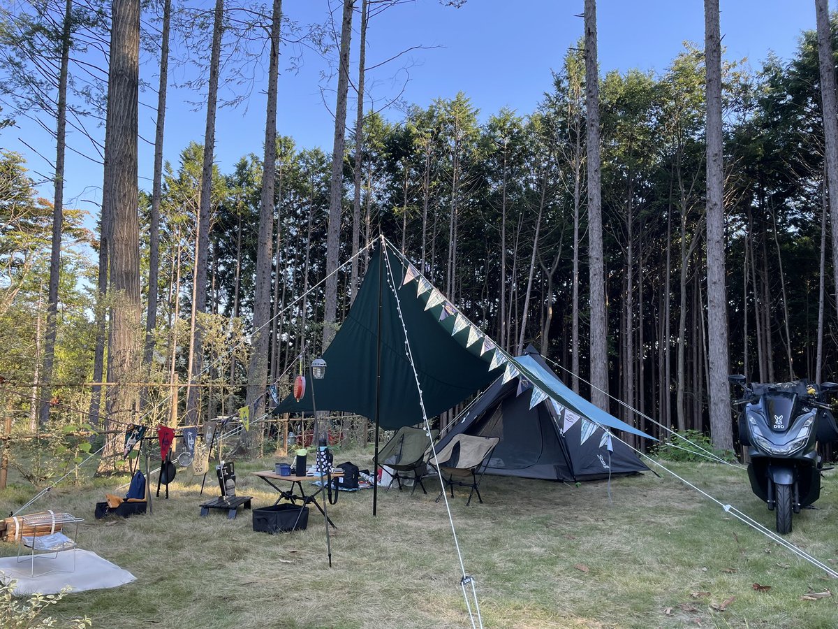 55kunPCX160's tweet photo. キャンプデビューしました⛺️
めっちゃ楽しい😆😆😆 https://t.co/Cbdum9nVyH