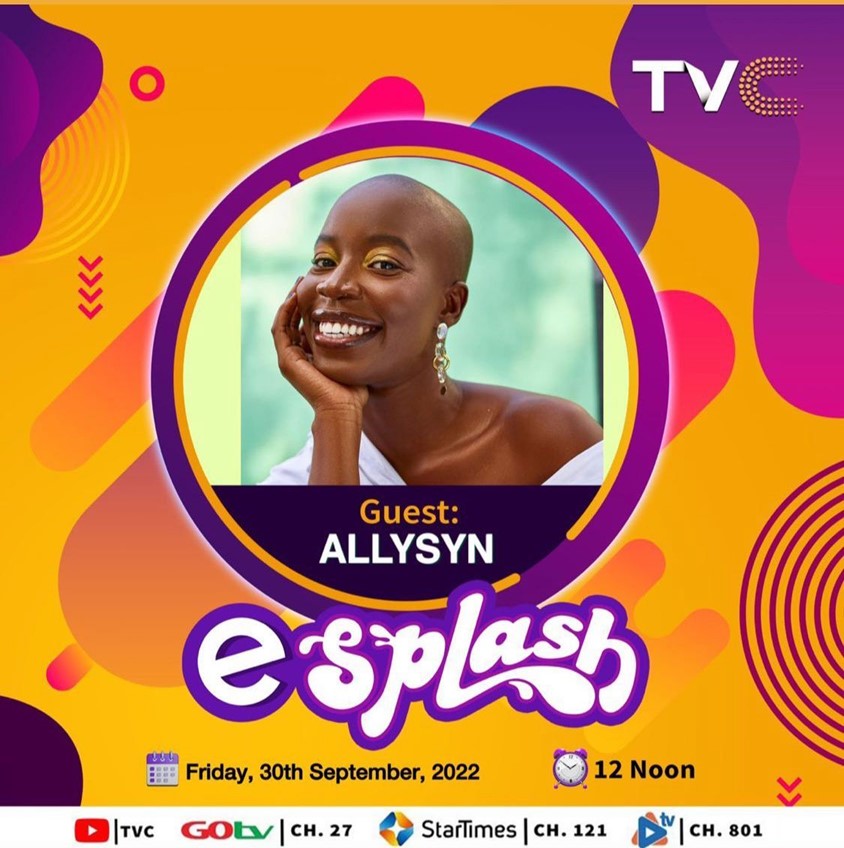 AllysynAudu's tweet photo. Catch Allysyn on @TVCconnect at 12pm today! 🥰

#BBNaija #Allysyn https://t.co/y2W52SvhBR