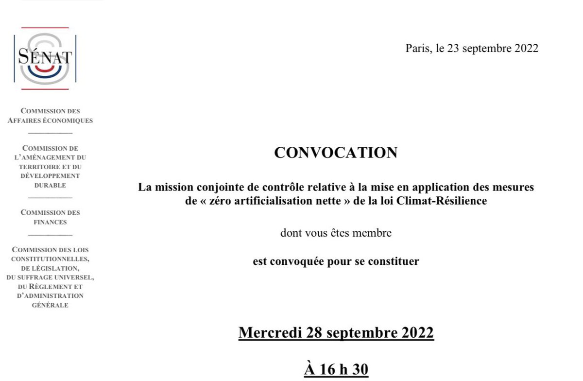FrancoiseGatel's tweet image. 🏘🌳Installation de la mission sénatoriale sur le #ZéroArtificialisation : pour réussir à conjuguer frugalité foncière, logement pour tous, réindustrialisation, mobilités douces, espérance d’avenir pour les territoires @Senat #MissionZAN
