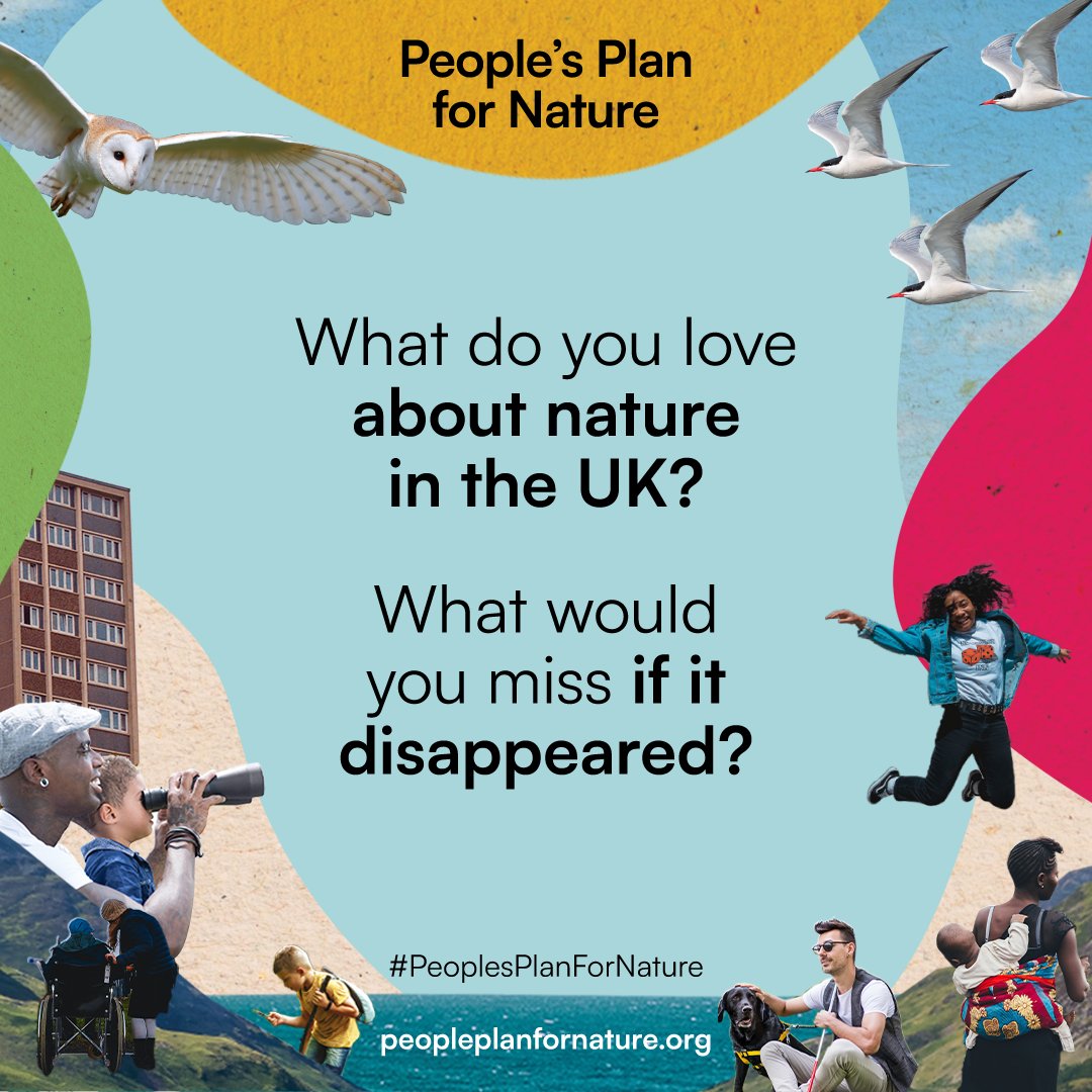 Join me and submit your thoughts on the future of UK nature on peoplesplanfornature.org by the 30th October #PeoplesPlanForNature <a href="/Natures_Voice/">RSPB</a>  <a href="/wwf_uk/">WWF UK</a>  <a href="/nationaltrust/">National Trust</a>