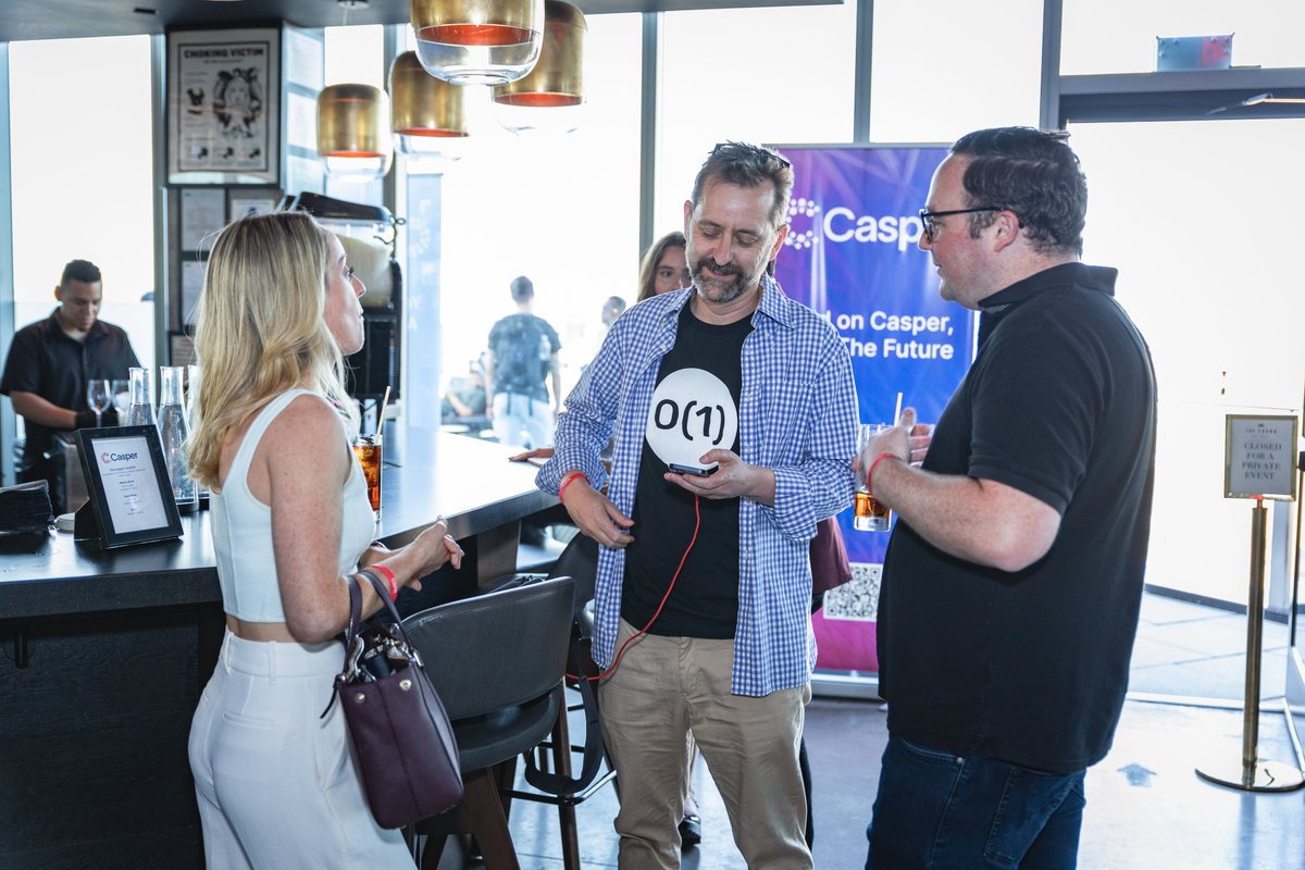 Casper_Network's tweet image. Casper spotted above and beyond the #NYC skyline 🚀

Check out some shots from our @MessariCrypto #Mainnet2022 networking party! 

We look forward to seeing you all at the next event - @CoinDesk I.D.E.A.S. 2022 conference in New York.