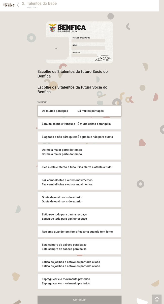 Olhem <a href="/SLBenfica/">SL Benfica</a>, isto é jogo sujo.... Agora quero babies 🙄