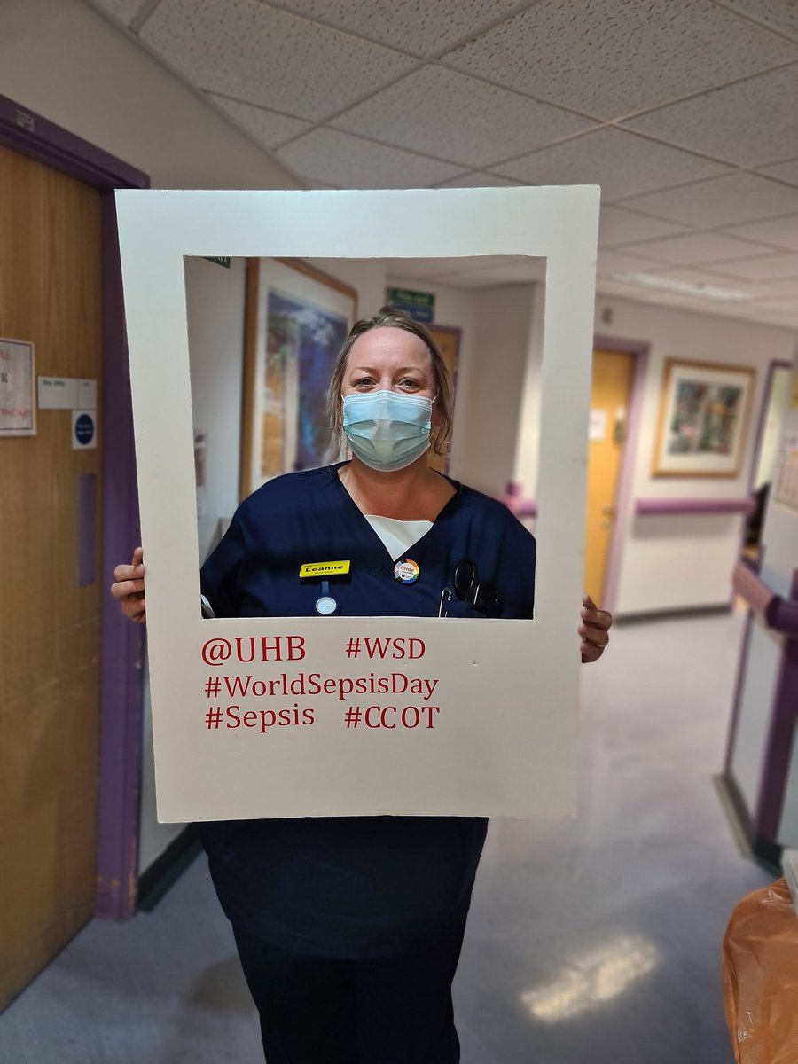 SLC_86's tweet photo. Delayed World Sepsis Day.
@uhbtrust @UHBCriticalCare #sepsis #worldsepsisday #ward28bhh https://t.co/dHEzuBxwi3