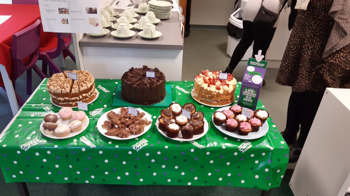 BevTweet01's tweet photo. Pupils are ready and waiting for you to come and sample the gorgeous treats that have made. Come down any time between 10-12 and grab a coffee and a slice of cake for @macmillancancer #MacmillanCoffeeMorning #ASD https://t.co/8U2pRlirME