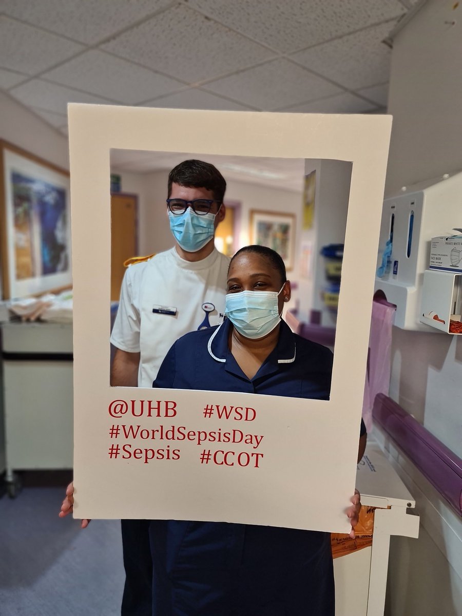 SLC_86's tweet photo. Delayed World Sepsis Day.
@uhbtrust @UHBCriticalCare #sepsis #worldsepsisday #ward28bhh https://t.co/dHEzuBxwi3